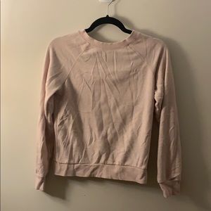pink sweatshirt